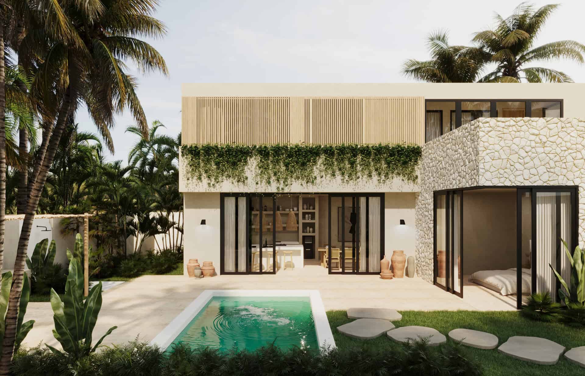 SEMI OPEN LIVING 3 BEDROOM VILLA FOR SALE LEASEHOLD IN KABA KABA BE-971 